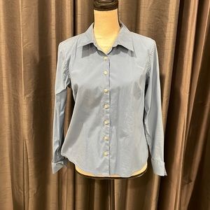 Old Navy Stretch blue button down shirt